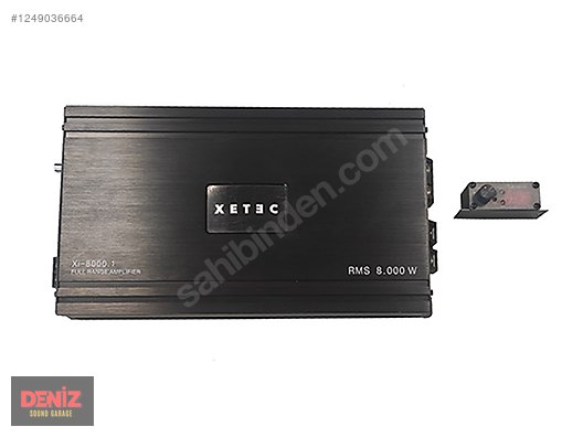 Amfi / XETEC Xİ-8000.1D Subwoofer Amfisi Voltaj Göstergeli Bas