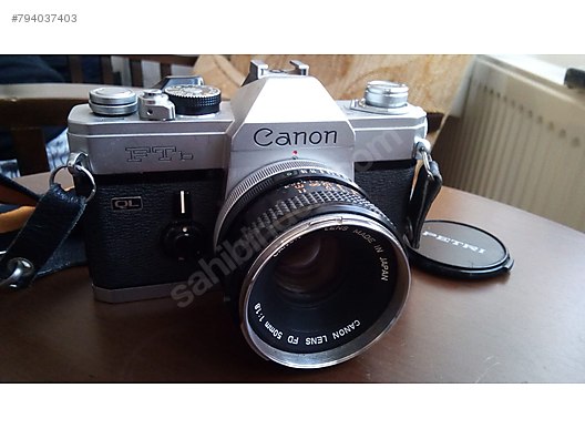 35 Mm Slr Canon Canon Ftb Ql Canon 50mm F 1 8 Fd Kit At Sahibinden Com 794037403