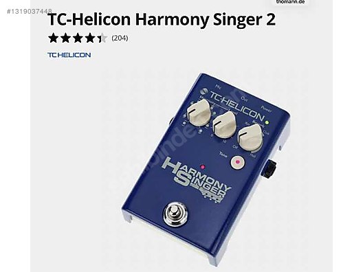 TC HELICON / HARMONY SINGER アダプター付き中古値下げ TC Helicon Harmony Singer 2 - efekt pedalı on sahibinden.com