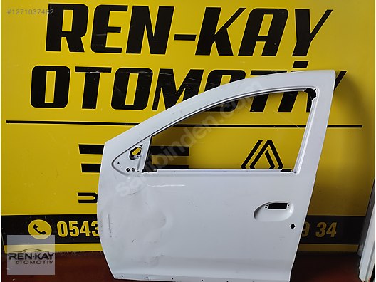 T0970 SANYO (RITAO CHAN公式アカウント02 さん) RENAULT SYMBOL SOL ÖN KAPI ÇITALI ORJ ÇIKMA BEYAZ RENKAY KOCAELİ