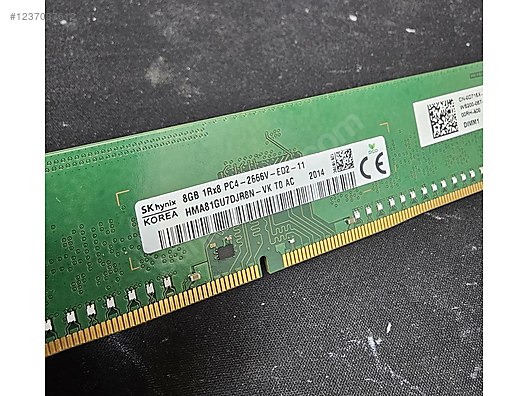 SK hynix 8gb ED2 DDR4 2666V Ram Orijinal Dell T40 3620 vb