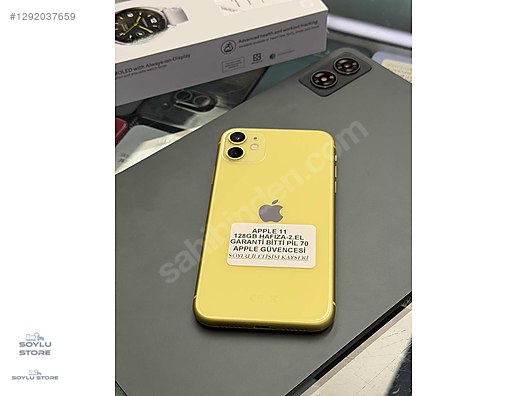 Apple / iPhone 11 / SOYLU İLETİŞİM APPLE 11 128GB HAFIZA SARI RENK