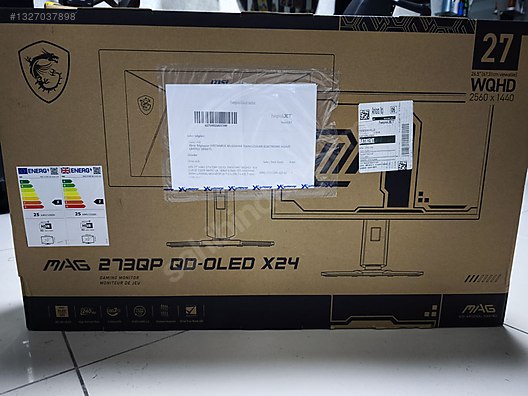 MSI 273QP QD-OLED X24 27 İÇ 240 HZ 2K QHD OLED MONİTÖR sahibinden