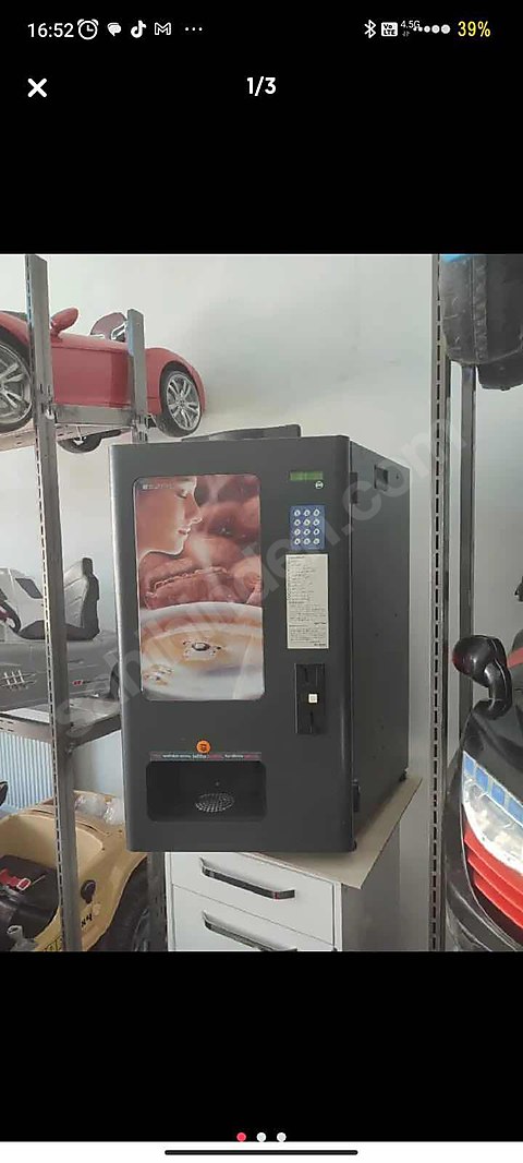 otomatik paralı kahve makinası