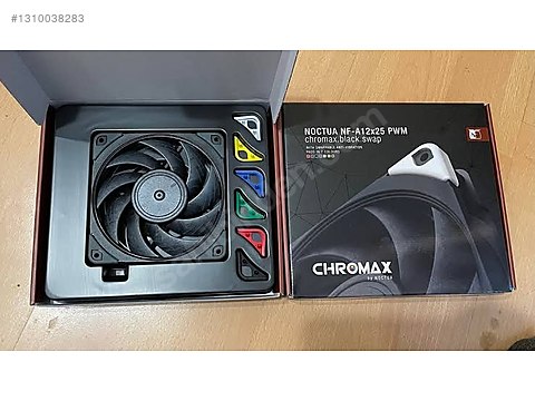 Noctua NF-A12x25 PWM chromax.black.swap on sahibinden.com - 1310038283