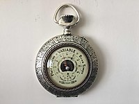 Cep Saati Şeklinde Barometre Termometre #1264038588