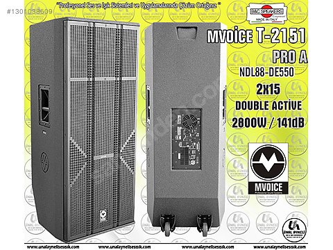 明出品② ️MVOİCE T2151 NDL88 PRO KULE YENİ ÜRÜN D CLASS MODUL 2X15