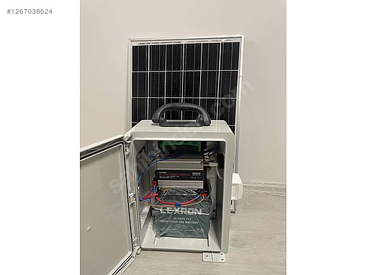 Güneş Enerjisi Sistemi - Kamp ve Karavan tv aydınlatma seti