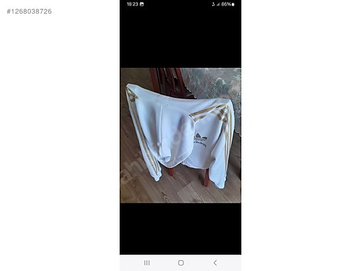 Beyaz Erkek Sweatshirt