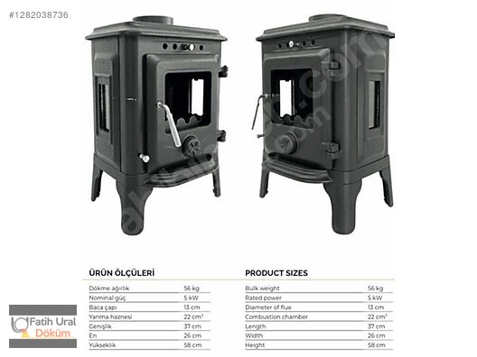 İkinci El ve Sıfır Alışveriş / Bahçe & Yapı Market / Yapı Malzemeleri / Isıtma / Soba & Şömine