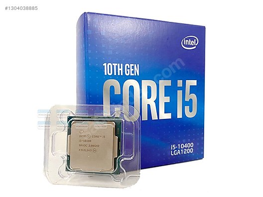Intel Core i5-10400 2.9 GHz 6 Çekirdek 12MB L3 LGA1200 10.Nesil