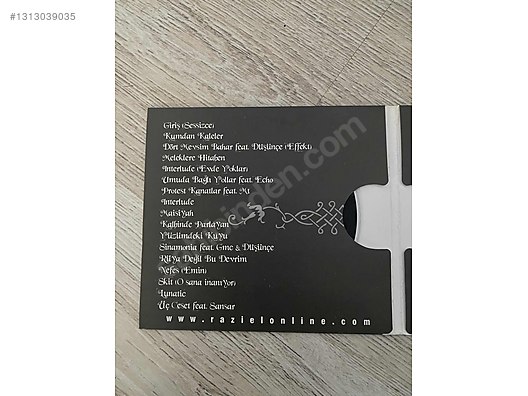 Raziel mekan-ı cehennem türkçe rap albüm cd - Müzik CD leri