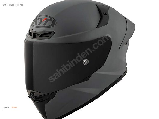 KYT TT-REVO プレーンマットグレー Lサイズ KYT TT-REVO KASK PLAIN MATT GRL GREY - Kapalı Kasklar Uygun