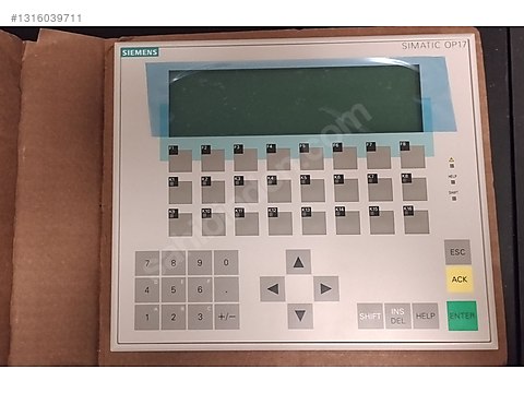 無ページ Siemens simatic op17 6av3 617-1jc20-0ax1 öperatör panel plc sıfı