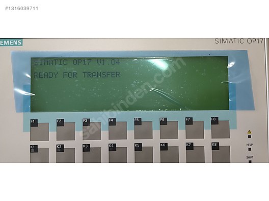 Siemens simatic op17 6av3 617-1jc20-0ax1 öperatör panel plc sıfı