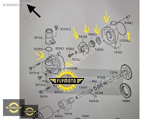 Havalandırma / ZX 12 DEVİRDAİM SİSTEM zx12 devirdaim set