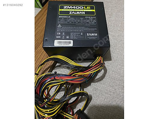 Zalman ZM400-LE 400W Güç Kaynağı sahibinden.comda - 1316040292