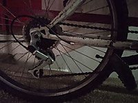 alalı 1 hafta olan arka aktarıcı ve zincir