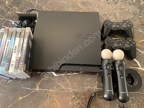 PS3 500GB TERTEMİZ AZ KULLANILDI 3 SÜPER,4KAMERALI AKTİF OYUNİLE