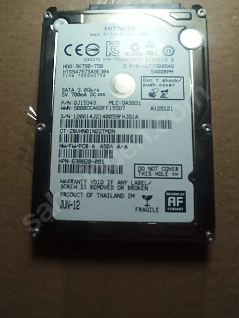 ARIZALI HİTACHİ 750 GB HARDDİSK HDD
