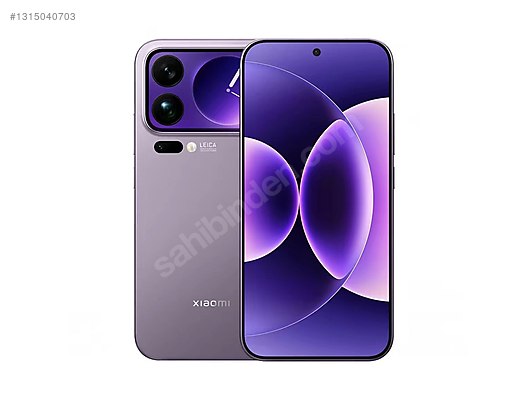 Xiaomi スマートフォン パープル 1 TB Siyah Xiaomi 17 Pro Max Cep Telefonu - 1315040703