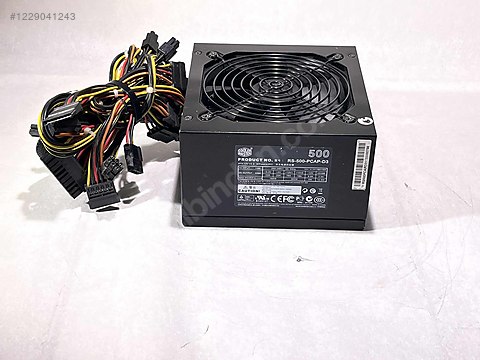 COOLER MASTER RS-500-PCAP-D3 500 WATT POWERSUPPLY - Güç Kaynağı ve Tüm ...
