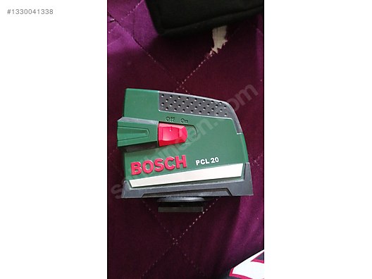 Lazerli Ölçüm Aleti / Bosch Pcl 20 set çapraz çizgili hizalama