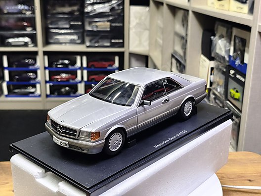 ミニカー Mercedes-Benz 500SEC 1/18 Autoart Millenium - Mercedes Benz 500 SEC Hatasız tertemiz on