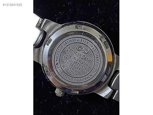 Christian Dior Christian Daniel 24k Gold Plated Watch Daniel