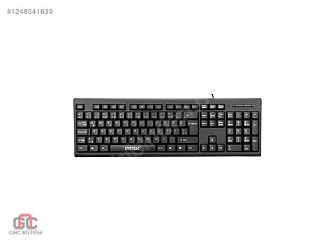 Everest Kb-871U Q Usb Siyah Standart Klavye sahibinden.comda