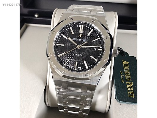 Audemars Piguet AUDEMARS P GUET ROYAL OAK BLACK S LVER OTOMAT K