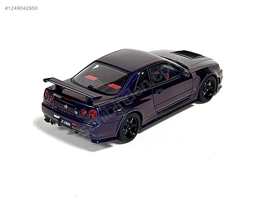 1:18 Ölçek Nissan Skyline GT-R R34 Z-Tune Midnight-Autoart on