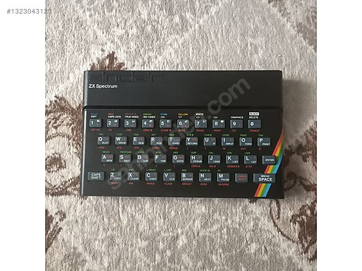 Sinclair ZX Spectrum 48K Oyun Konsolu Kişisel Bilgisayar on