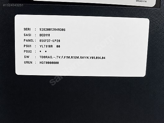Arçelik TV94-703 - İkinci El Arçelik LED & LCD TV İlanları