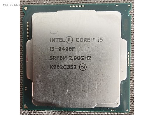 Intel Core i5-9400F Temiz kullanılmış ilk sahibinden sahibinden