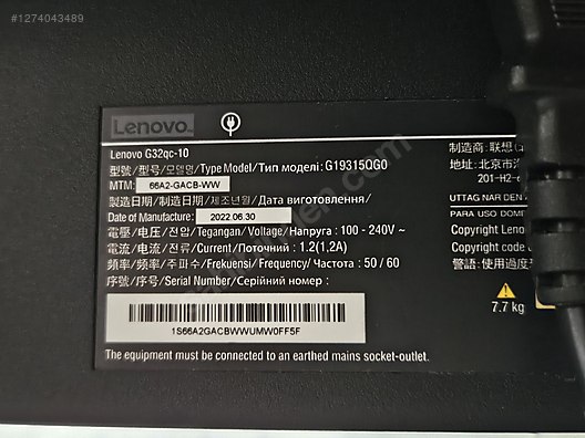 İkinci El ve Sıfır Alışveriş / Bilgisayar / Monitör / LED & LCD Monitör