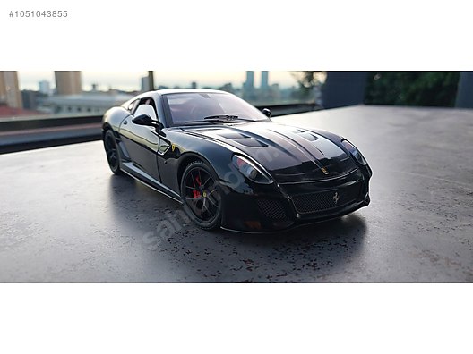 1/18 HOT WHEELS ELITE FERRARI 599 GTO BLACK LIMITED EDITION on