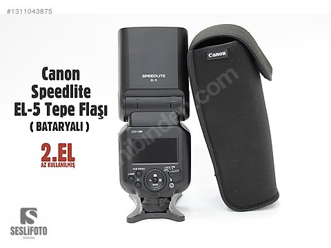 Canon Speedlite EL-5 Tepe Flaşı SIFIR AYARDA 1 YIL GARANTİLİ