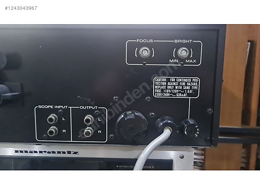 Marantz Analog Tuner - Marantz Model 2110 osiloskoplu radyo