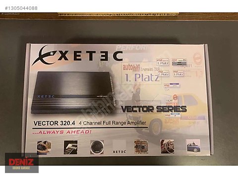 Amfi / Xetec 4 Kanal Amfi 320.4AB Vector 4 Ohm 4x80 2 Ohm 4x100