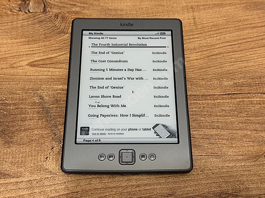 Amazon Kindle 4th D01100 6.inç (2GB) E-Kitap Okuyucu - Amazon