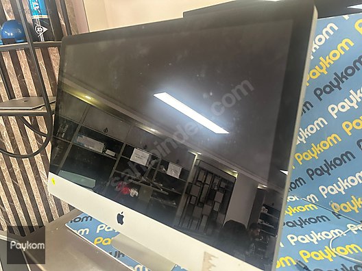 apple iMac (27 inç, 2011 Ortası) a1312 için lcd ön cam 2.el