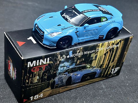 トイザらス限定　miniGT R35 1/64 メタリックブルー 完全未開封 Mini Gt - No 184 - Nissan Gtr R35 on sahibinden.com - 1316045404