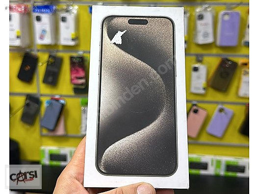 Resim Apple iPhone 15 Pro Max İkinci El YD | 256 GB | Natürel Titanyum İkinci El APPLE İPHONE 15 PRO MAX 256GB+ÇİFT SM+MĞZDN+PİL 100%+TAKS+K.KART
