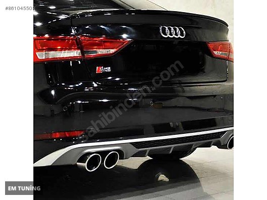 otomobil arazi araci dis aksesuar audi a3 8v s3 sedan difuzor taiwan 2016 2019 sahibinden comda 861045508