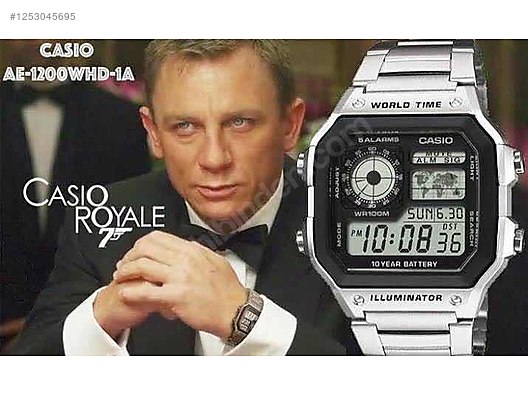 Ae 1200whd Skmei Casio Royale Casio James Bond Ikonik Casino