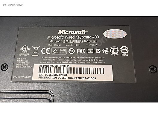 İkinci El ve Sıfır Alışveriş / Bilgisayar / Çevre Birimleri / Mouse & Klavye Seti