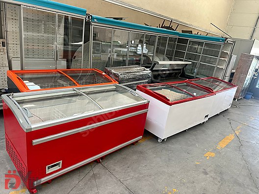 18 YATAY DERİN DONDURUCULAR ! BAKIMLI ÖZEL RENKLİ 800 LİTRE