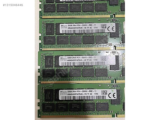32Gb Ddr4 2666Mhz Server Ram sahibinden.comda - 1315046446