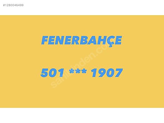 İkinci El ve Sıfır Alışveriş / Cep Telefonu & Aksesuar / Numara / Taraftar Numarası